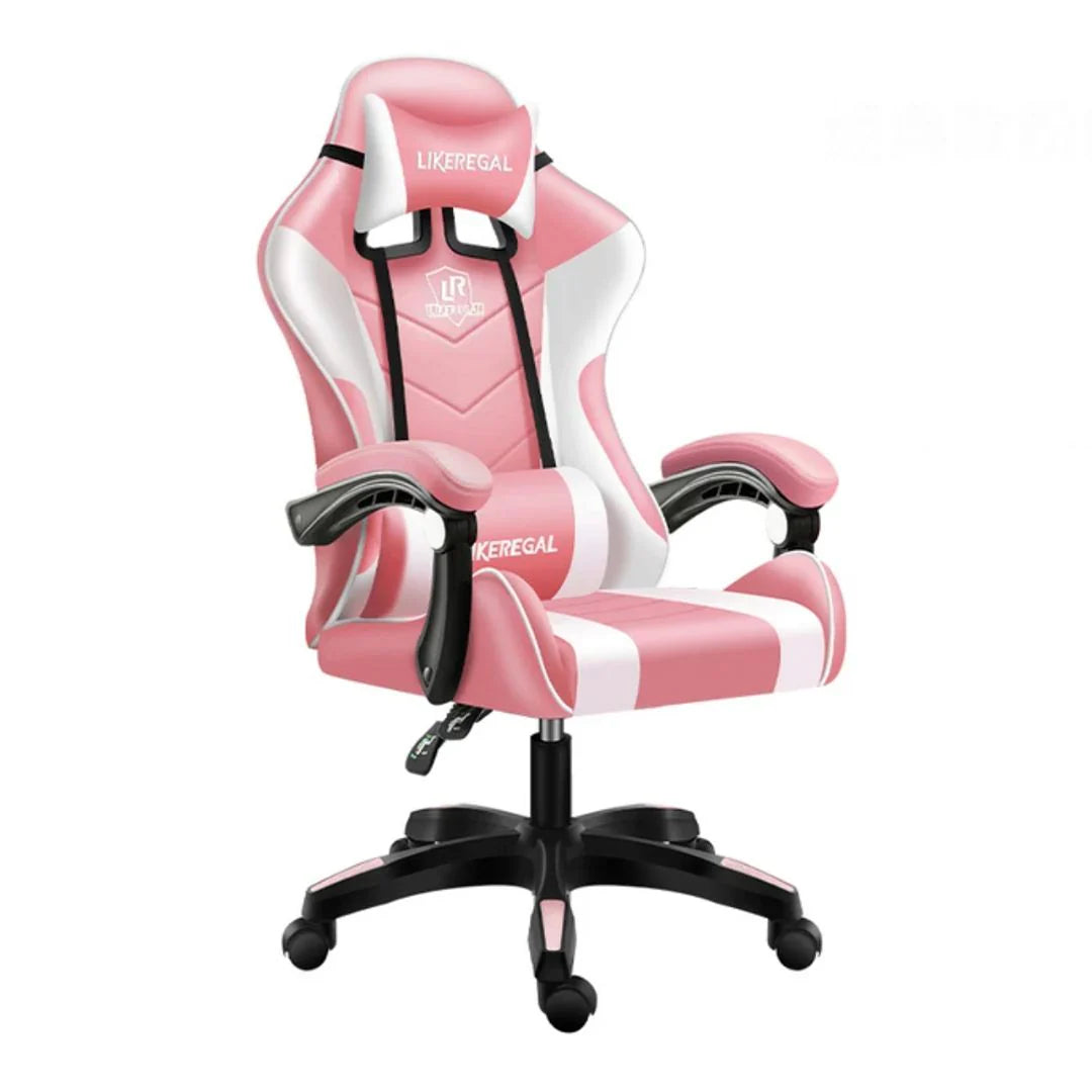 Chaise gaming avec repose pieds et masseur cabel USB