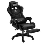 Chaise gaming avec repose pieds et masseur cabel USB