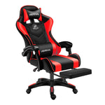 Chaise gaming avec repose pieds et masseur cabel USB