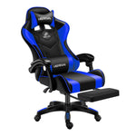 Chaise gaming avec repose pieds et masseur cabel USB