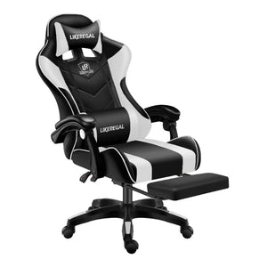 Chaise gaming avec repose pieds et masseur cabel USB
