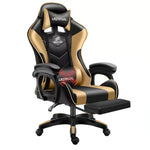 Chaise gaming avec repose pieds et masseur cabel USB
